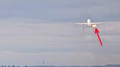 Вылетевший из Праги самолет экстренно вернулся из-за проблем с двигателем: видео