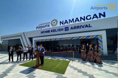 В аэропорту Намангана после реконструкции открыли терминал прилета
