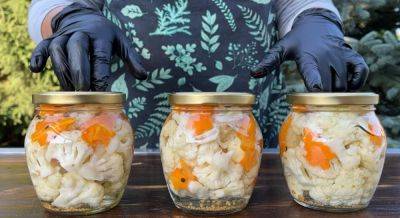 Так делала тётя Сара из Одессы: рецепт консервированной цветной капусты с томатом на зиму