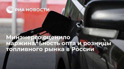 Минэнерго: маржинальность опта и розницы топливного рынка в России минимальна