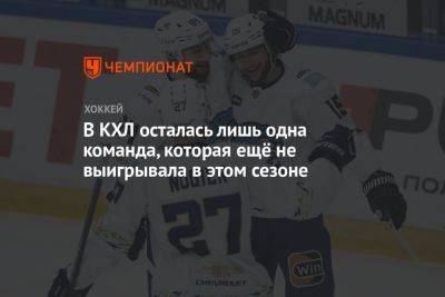 В КХЛ осталась лишь одна команда, которая ещё не выигрывала в этом сезоне - championat.com - Москва - Екатеринбург - Нижнекамск