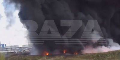 В российской Башкирии вспыхнул пожар на заводе возле цистерн с топливом — фото, видео