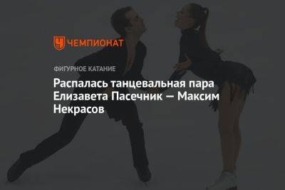 Распалась танцевальная пара Елизавета Пасечник — Максим Некрасов