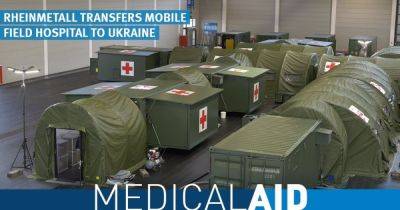 Свое электричество и томография: Германия передала Украине современный полевой госпиталь