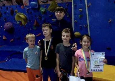 Юные спортсмены из Северодонецка заняли призовые места на чемпионате по скалолазанию