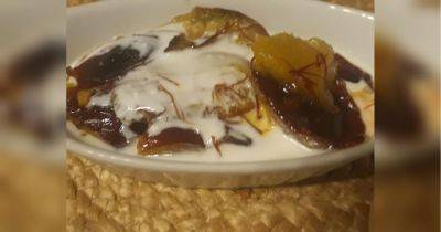 Сливовый десерт с шафраном и йогуртом: для тех, кто не представляет ужин без сладкого