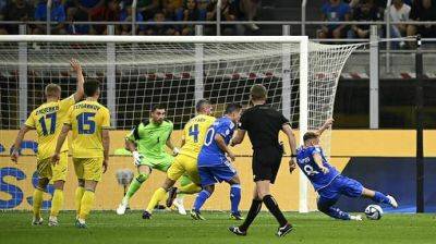 Сборная Украины минимально проиграла Италии в матче отбора Евро-2024