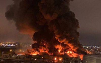 В Москве после взрывов произошел пожар возле Останкинской телебашни