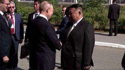 Путин и Ким Чен Ын переговоры – диктаторы встретились на космодроме Восточный – видео