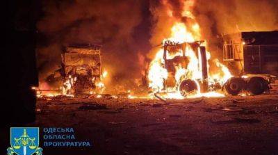 Появились фото последствий атаки на Одесскую область