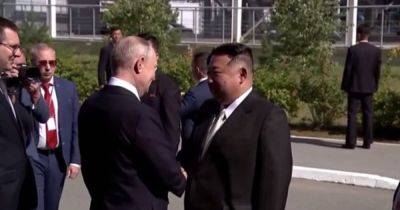 Путин и Ким Чен Ын встретились на космодроме "Восточный": детали (видео)