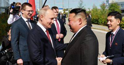 Владимир Путин - Ким Ченын - Ким Чен Ын - У Путина рукопожатие "костолома", а Ким Чен Ын выглядел слабым, — психолог - focus.ua - Россия - Украина - КНДР - Англия