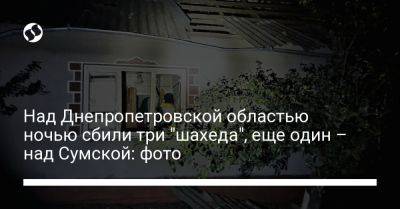 Над Днепропетровской областью ночью сбили три "шахеда", еще один - над Сумской: фото
