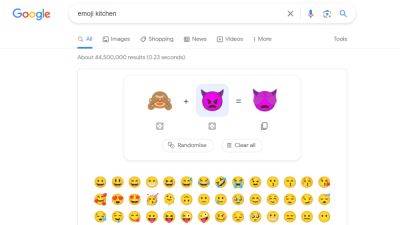 Google добавил в поисковик Emoji Kitchen – инструмент, позволяющий комбинировать эмодзи