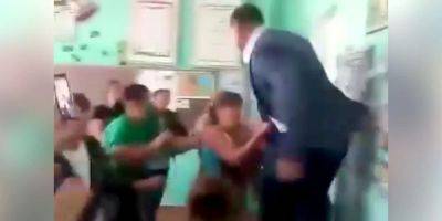 Убегал по партам. Матери учеников во Львовской области напали на директора школы — видео