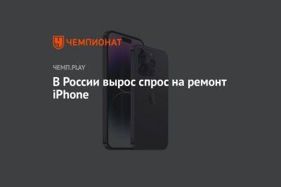 В России вырос спрос на ремонт iPhone