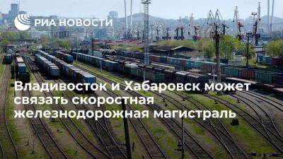 Чекунков: скоростная железная дорога может связать Владивосток и Хабаровск