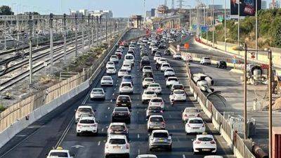 Перед наступлением Рош ха-Шана: пробки на дорогах Израиля
