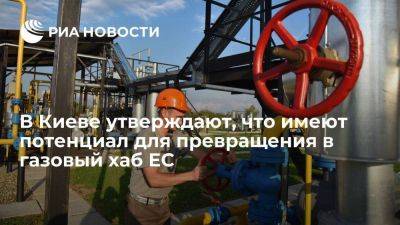 Киев считает, что имеет потенциал для превращения в газовый хаб Европы
