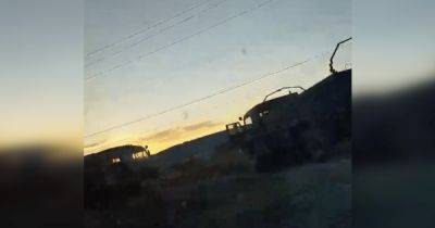По заказу партизан: боец ВС РФ ликвидировал два грузовика со своими "товарищами" (фото)