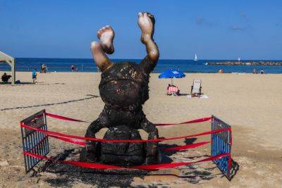 Новый год начался с поджога статуи Бен-Гуриона на тель-авивском пляже