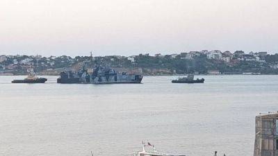 Российский корабль "Самум", вероятно, был подбит: опубликовано фото