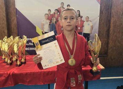 Юный северодончанин стал победителем Кубка и Чемпионата Украины по борьбе самбо