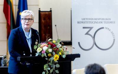Ингрида Шимоните - Премьер Литвы: последствия решений ЕЦБ "по учебнику" могут быть негативными для экономики - obzor.lt - Литва