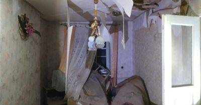 Ночная атака на Кривой Рог: из-за попадания в многоэтажке произошел пожар (фото)