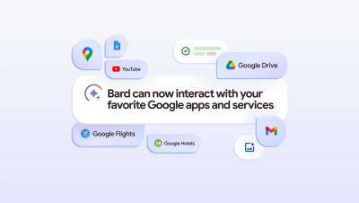 Google прокачала Bard – поддержка расширений (Gmail, YouTube и др.), фактчекинг и расширенная украинизация