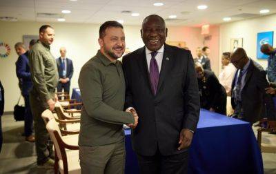 Зеленский встретился с президентами ЮАР и Кении