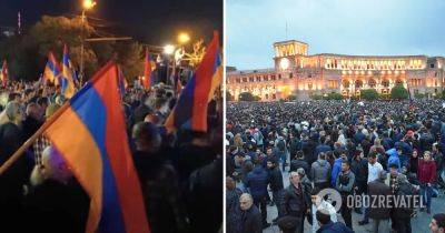 Карабах война – в Ереване проходит митинг с требованием отставки Пашиняна – Армения требует остановить Азербайджан