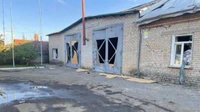В Орехове обстрелом повреждено здание спасателей