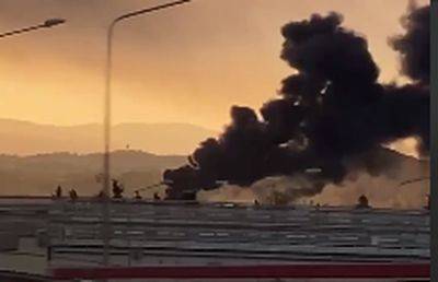 Огненное утро в Сочи: беспилотник устроил мощную "бавовну" на нефтебазе. Видео