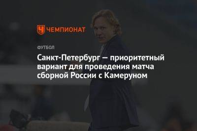 Санкт-Петербург — приоритетный вариант для проведения матча сборной России с Камеруном