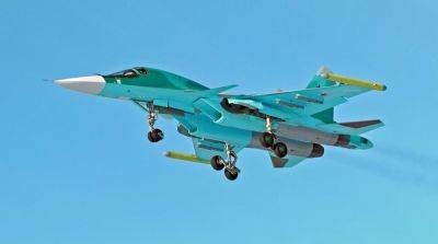 В россии разбился истребитель Су-34