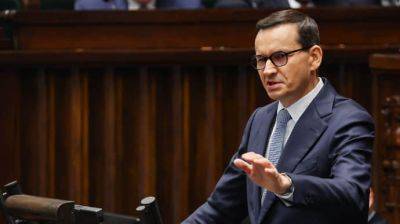 Польский премьер угрожает расширить запрет на импорт товаров из Украины