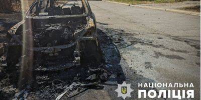 В Запорожской области российский дрон атаковал шведских журналистов, их автомобиль полностью сгорел