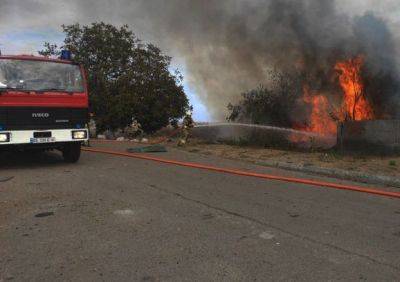 Вражеский обстрел Николаевщины: огнеборцы ликвидировали пожар площадью 500 м кв