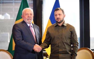 Владимир Зеленский встретился с президентом Бразилии