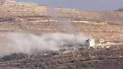 Видео: ЦАХАЛ нанес удар по форпосту сирийской армии на территории Израиля