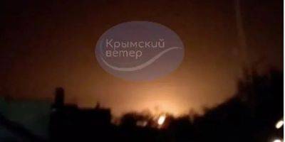 В Крыму снова слышны мощные взрывы