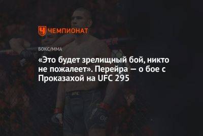 Алексей Перейра - Иржи Прохазка - «Это будет зрелищный бой, никто не пожалеет». Перейра — о поединке с Прохазкой на UFC 295 - championat.com - США - Бразилия - Нью-Йорк
