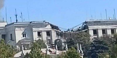 Ракетный удар по штабу Черноморского флота РФ в Севастополе: пропагандисты сообщают о шести пострадавших