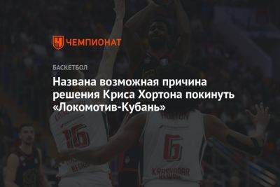 Названа возможная причина решения Криса Хортона покинуть «Локомотив-Кубань»