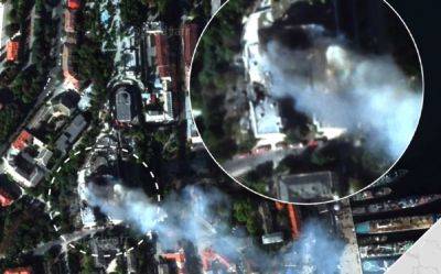Удар по Крыму 22 сентября - спутниковые фото штаба ЧФ в Севастополе