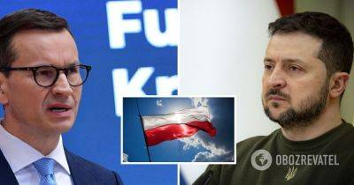 Украина Польша конфликт - Моравецкий набросился на Зеленского с обвинениями - премьер Польши призвал Зеленского не оскорблять поляков
