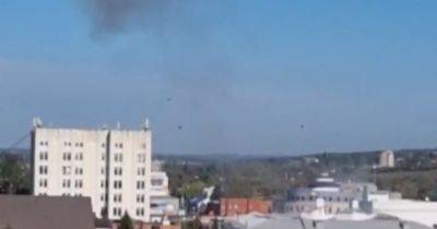 Поздравил с днем города: беспилотник атаковал Курск (видео)