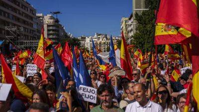 Педро Санчес - Митинг против амнистии каталонских сепаратистов - ru.euronews.com - Испания - Мадрид