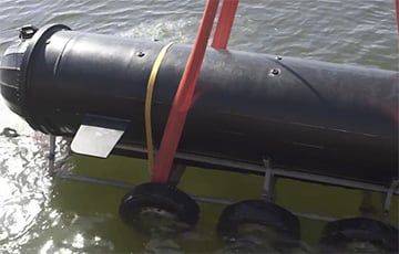 Украинские бойцы тестируют работу подводного дрона «Маричка» с массой боевой части около 200 килограммов